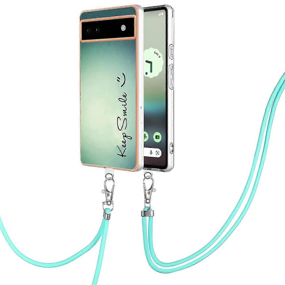 Electroplating Dual-side IMD Phone Case with Lanyard