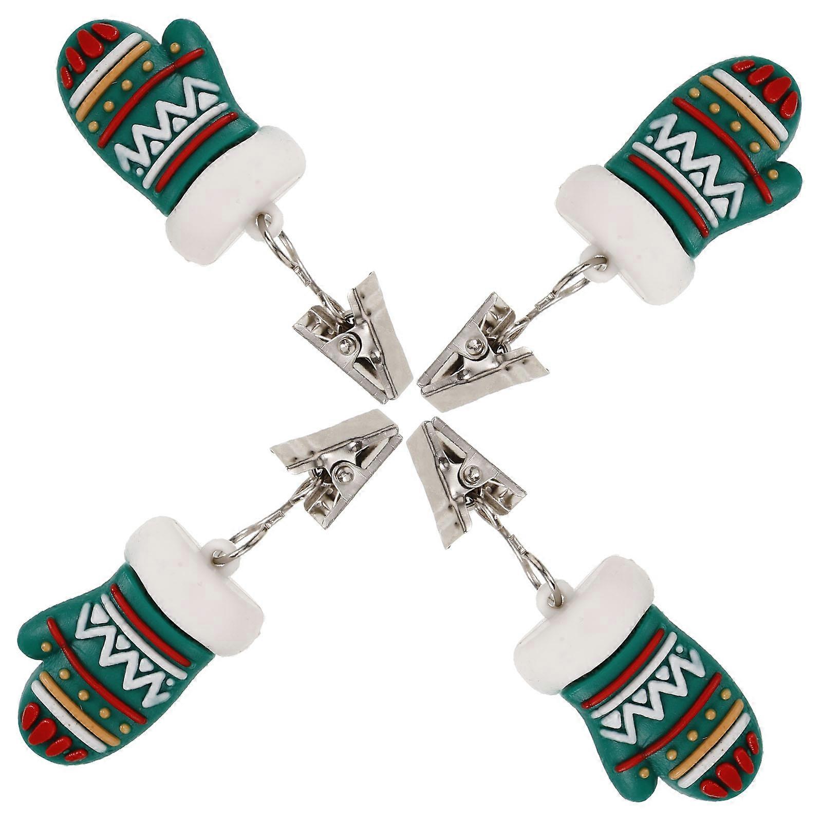 Tablecloth Clips Decorative Table Cloth Clips for Decor 4Pcs Picnic Use