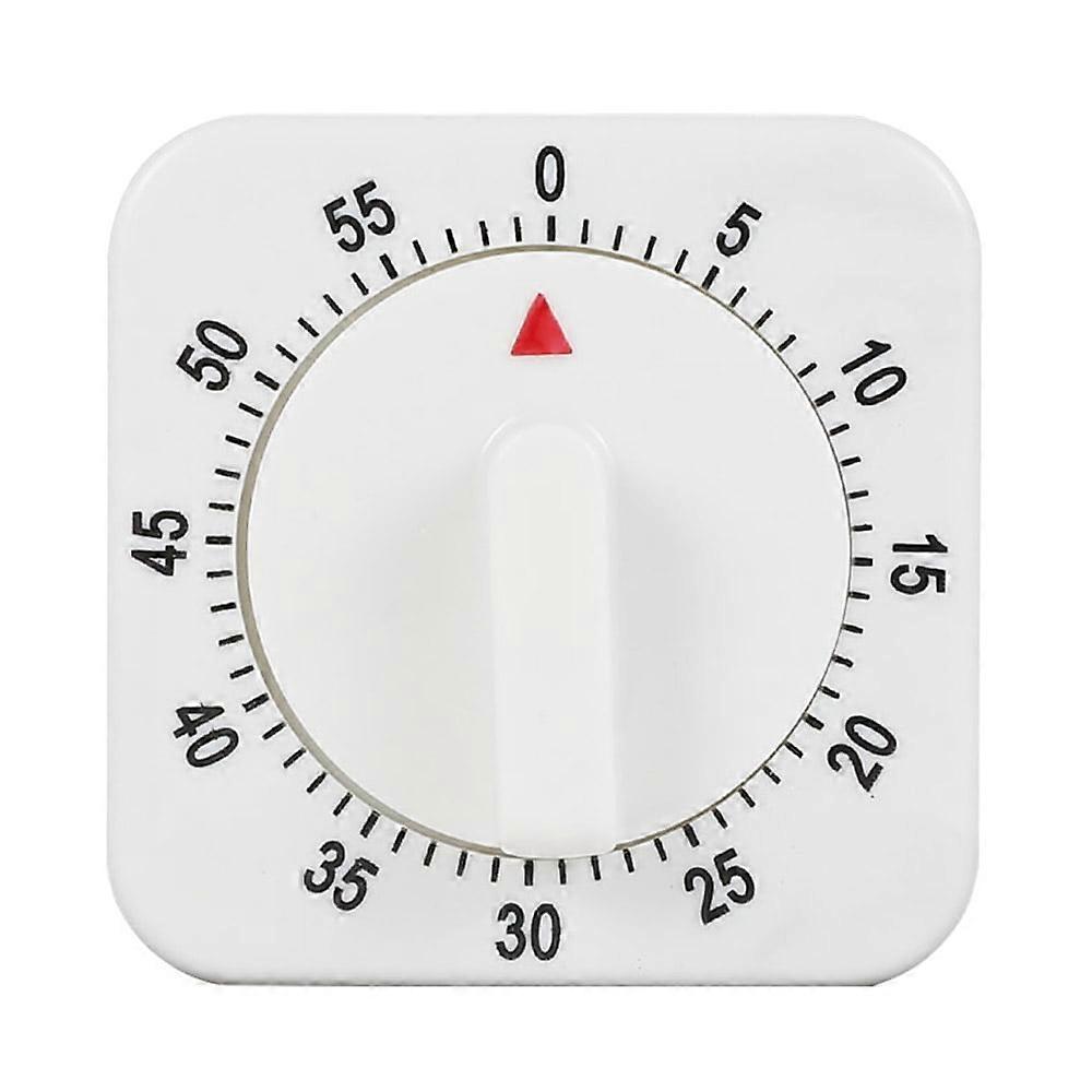 Max Choice Mechanical Visual Countdown Loud Bell White Timer