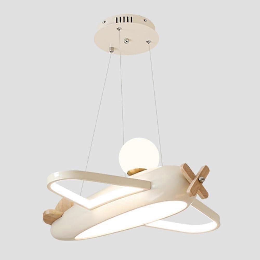 Kids Ceiling Light LED Airplane Chandelier with Remote, Dimm