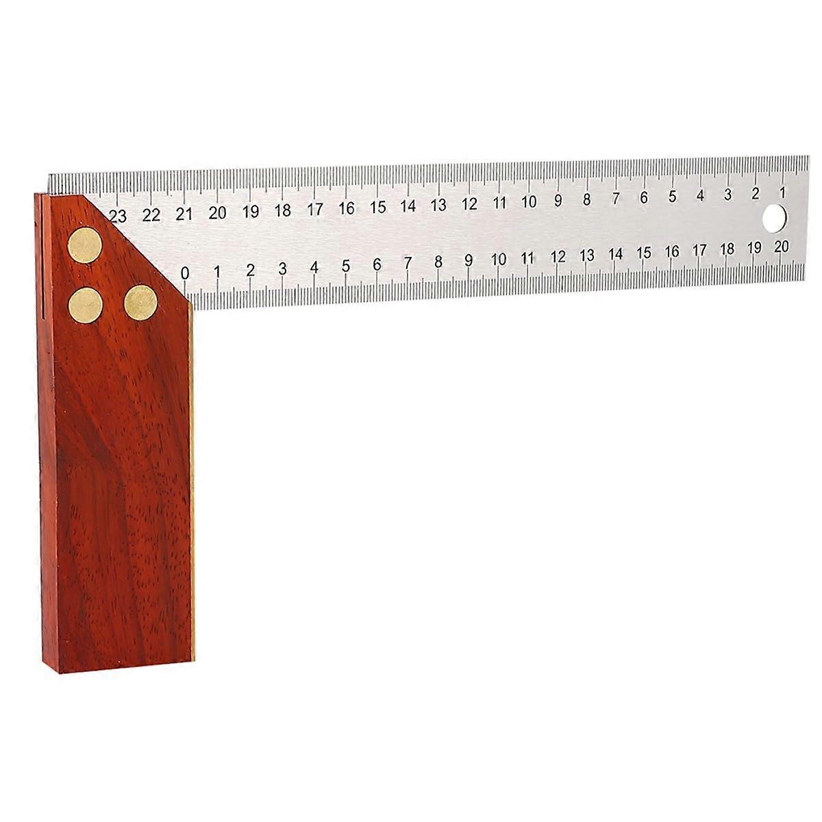 Precision Carpenter Square Ruler for Woodworking, 90° Angle Measuring Tool for Furniture and DIY