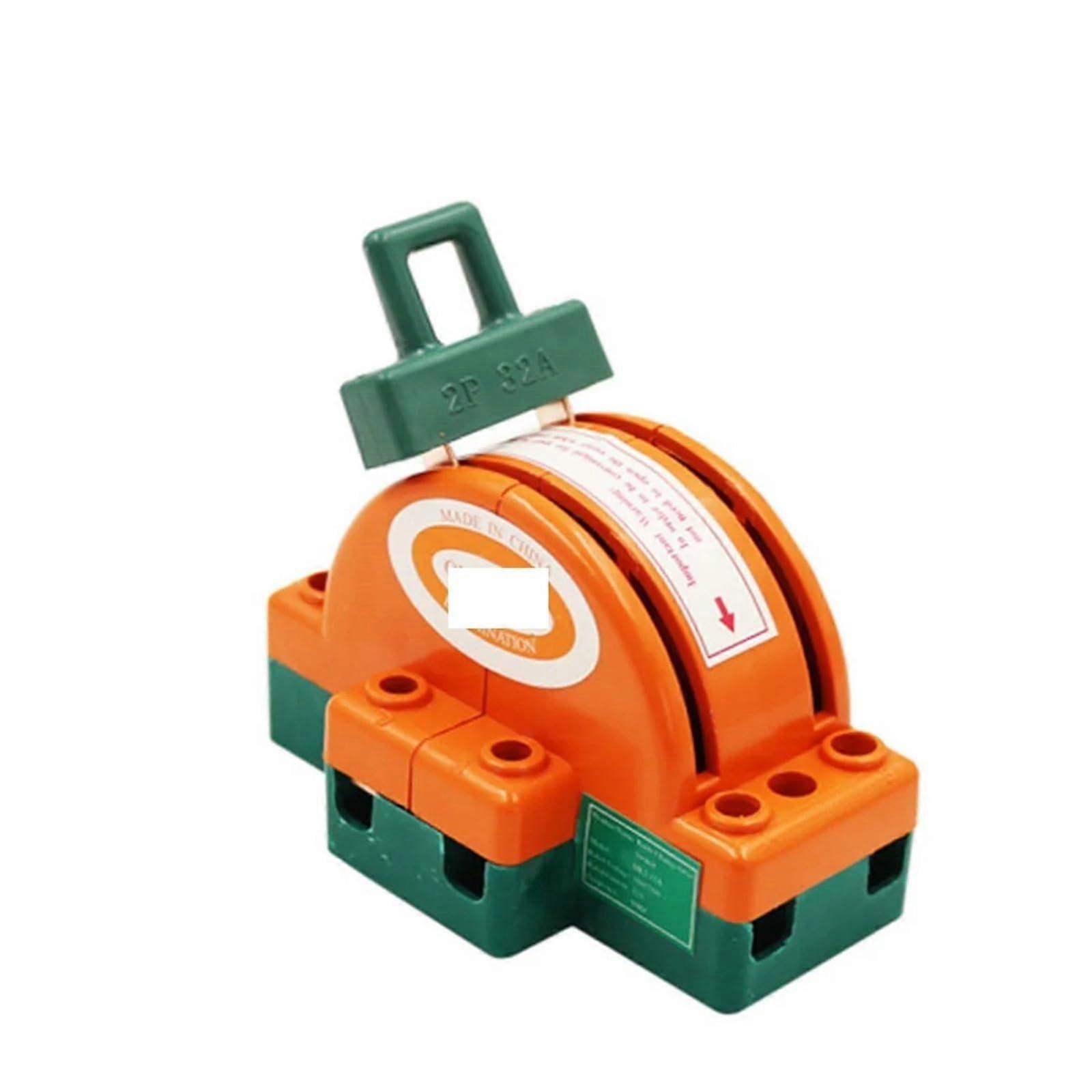 Heavy Duty 100A 2 Pole Knife Blade Disconnect Switch DPDT Double Throw Industrial