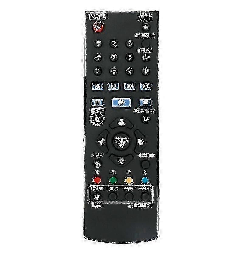 Lg Blu-ray DVD Remote Control Akb73896401 Compatible
