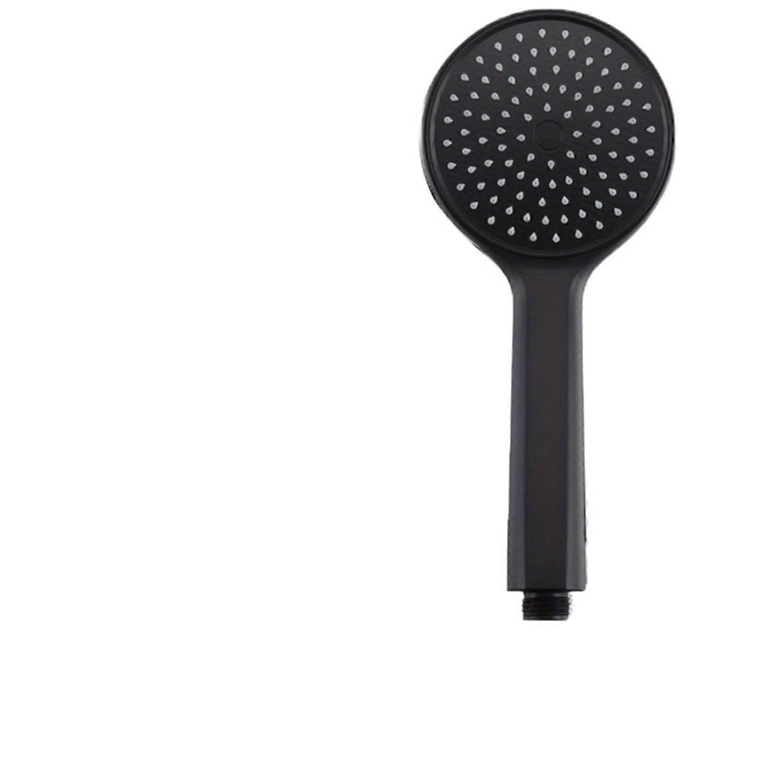 Black  Pressure Handheld Shower Head Set with Hose Water Saving Adjustable Angle for Bathroom