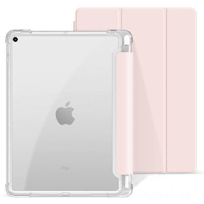 Stylish Case For Ipad 2018 Pro11 Sakura Pink Trifold Transparent Soft No2242