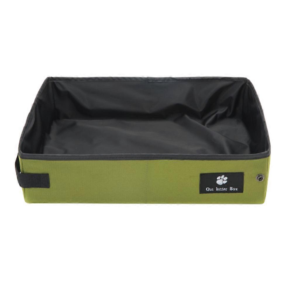 Litter Box for Cat Folding Waterproof 3Pcs Durable Pet Pee Pan