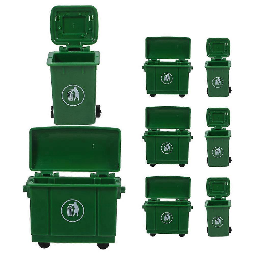 Doll House Miniatures Items Small Trash Can for Decoration 24Pcs