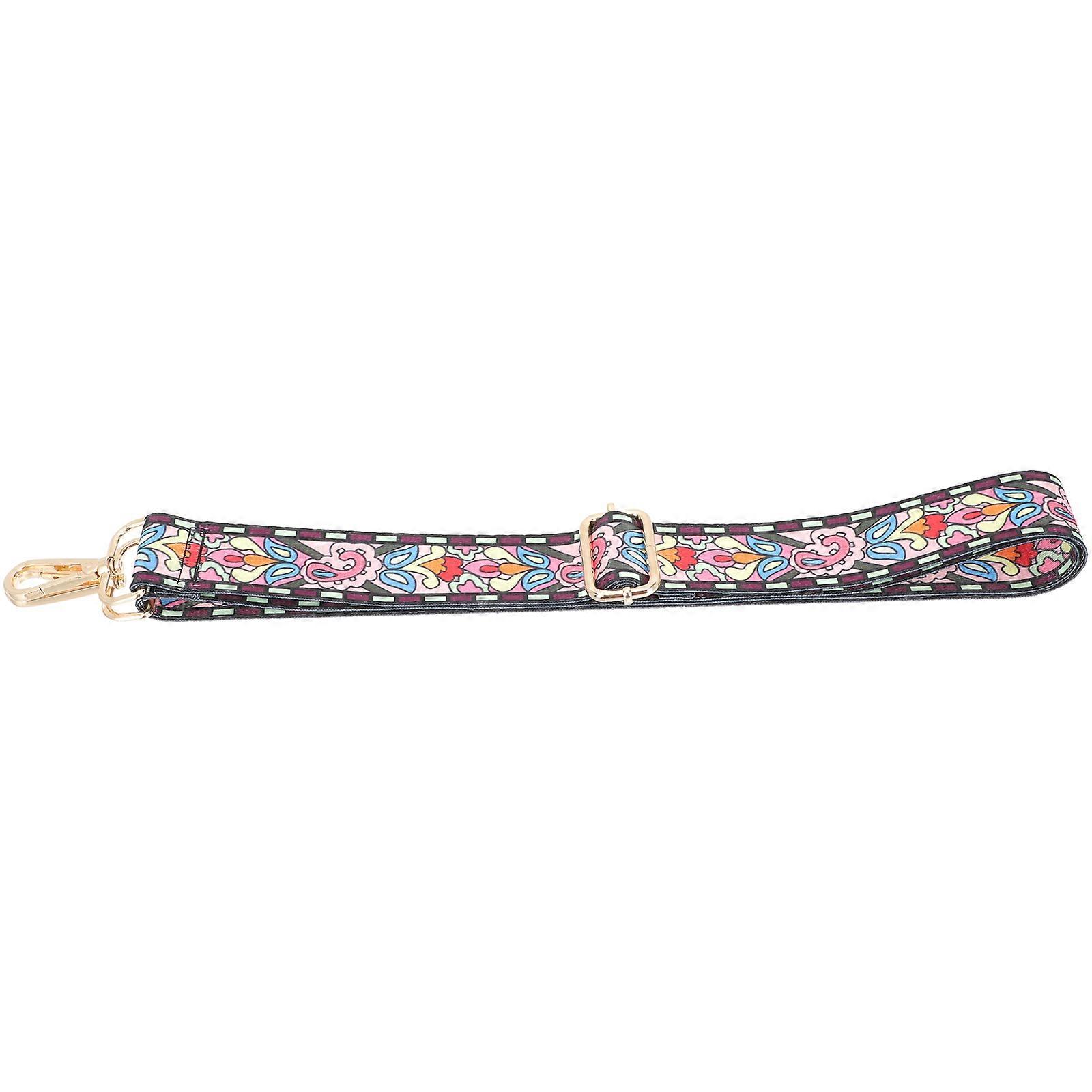Adjustable Banjo Strap Floral Prints Polyester Reduce Shoulder and Back Pressure Performance 1Set