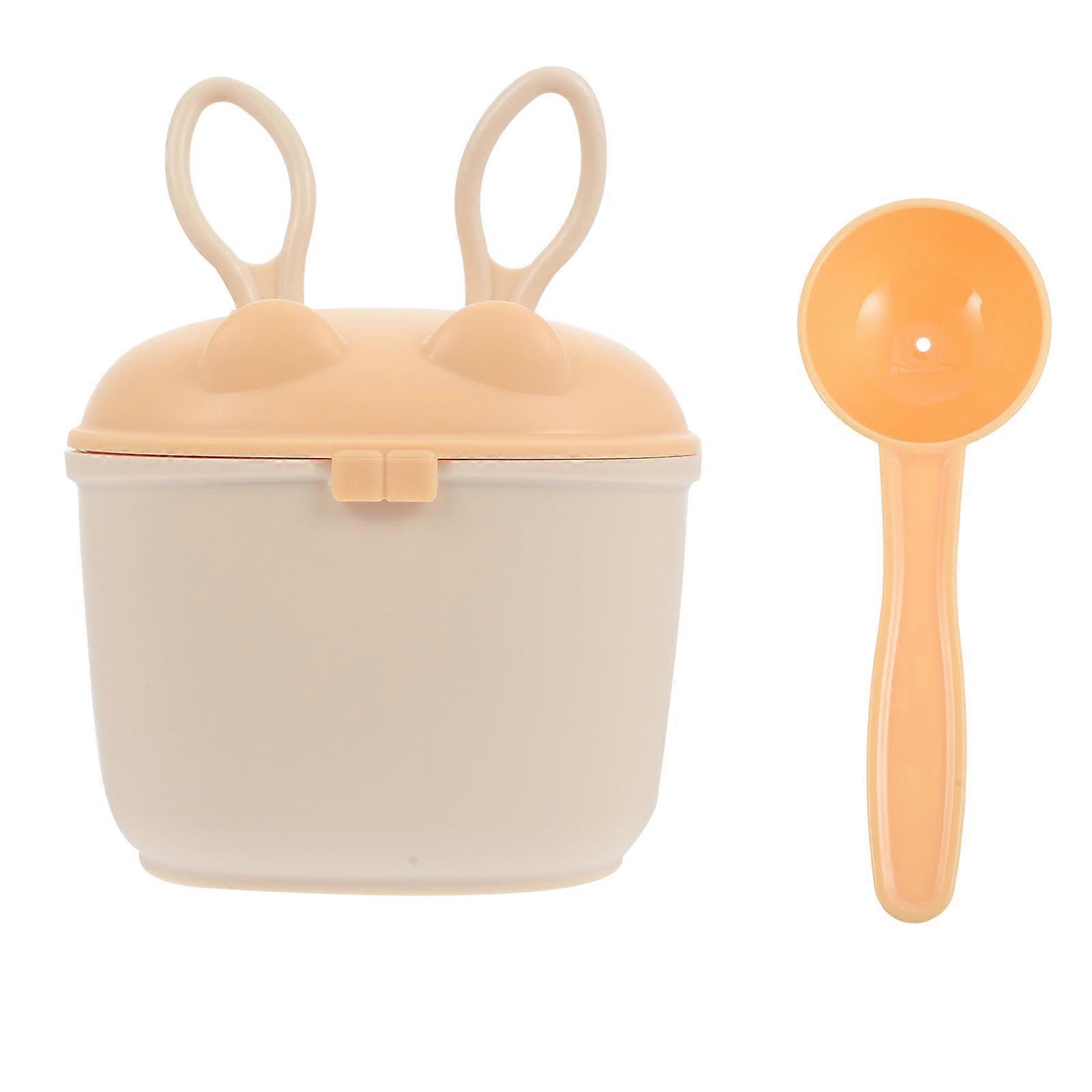 Snack Container Formula Dispenser for Storage Use Yellow Design