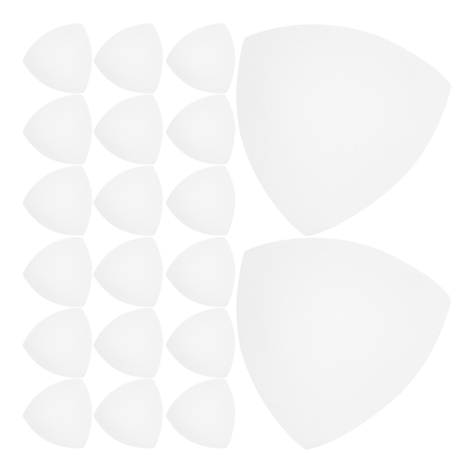 Sponge Bra Inserts Pads for Bra Use 10Pairs White Comfortable Cushion