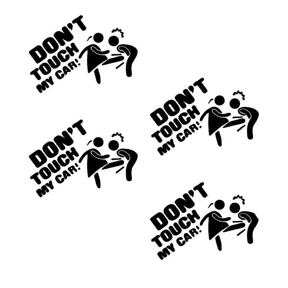 Automobile Sticker 4Pcs for Decoration Creative and Practical Car Decals