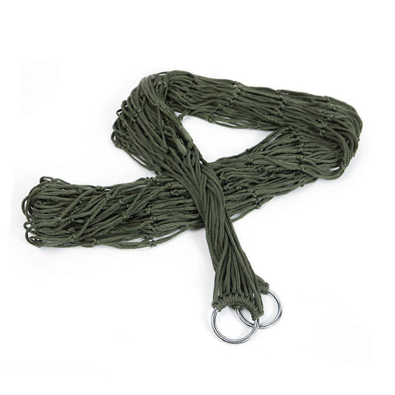 Double Camping Hammock Outdoor Durable Polyester for Hiking Backpacking and Backyard Leisure