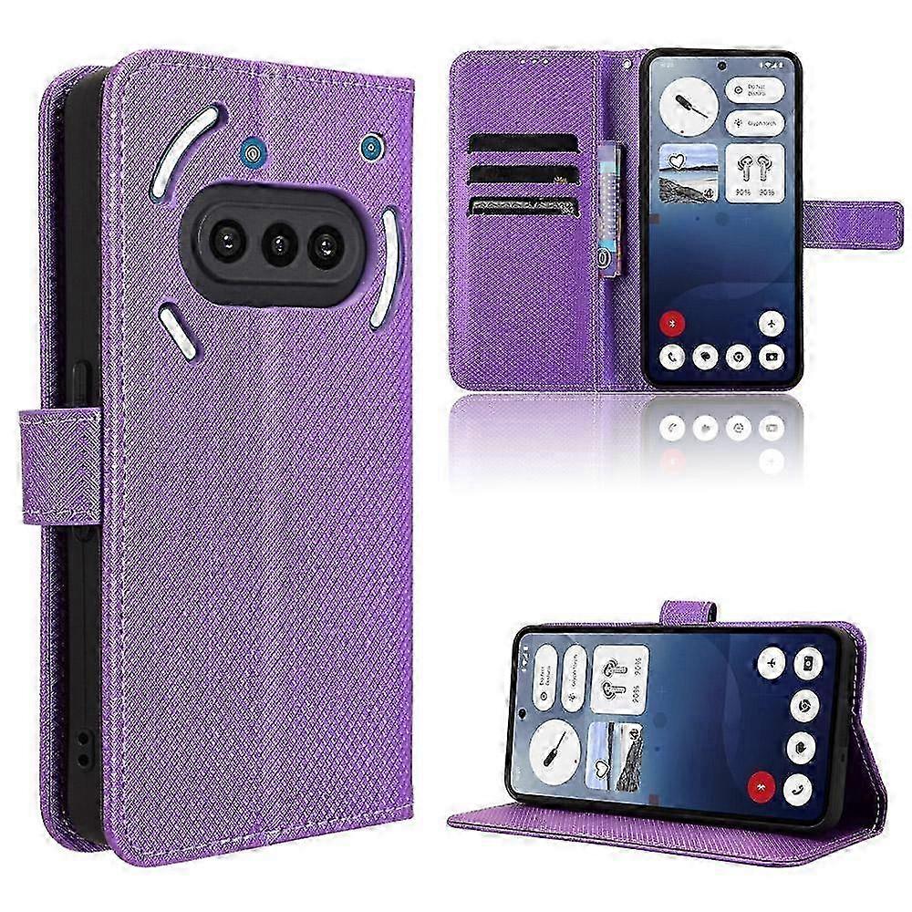 Diamond Texture Leather Phone Case 2025