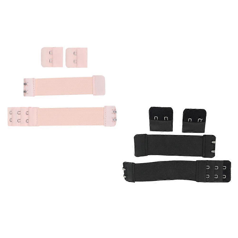 Bra Stretchy Buckles for Bra Adjustment 2Sets Assorted Color Polyester