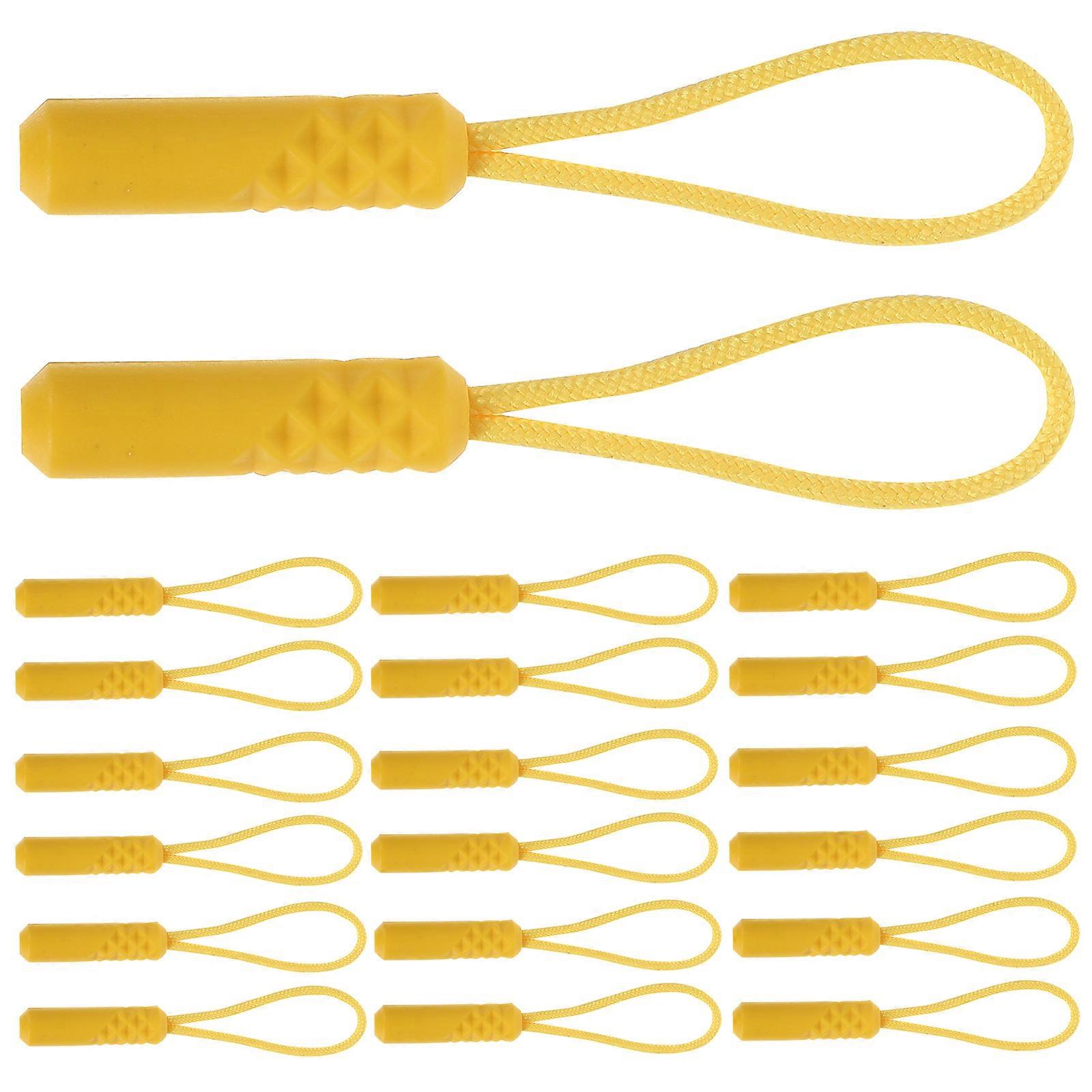 Clothes Repair Pull Tabs Cylinder Head Zipper Puller for Bag DIY 20Pcs