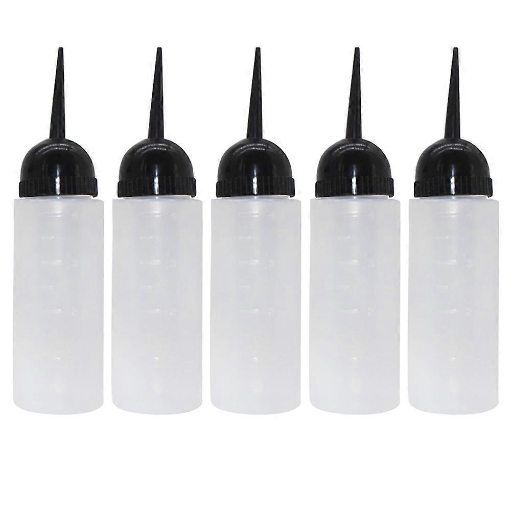 Refillable Dye Container for Storage 10Pcs Transparent Hair Dye Bottles