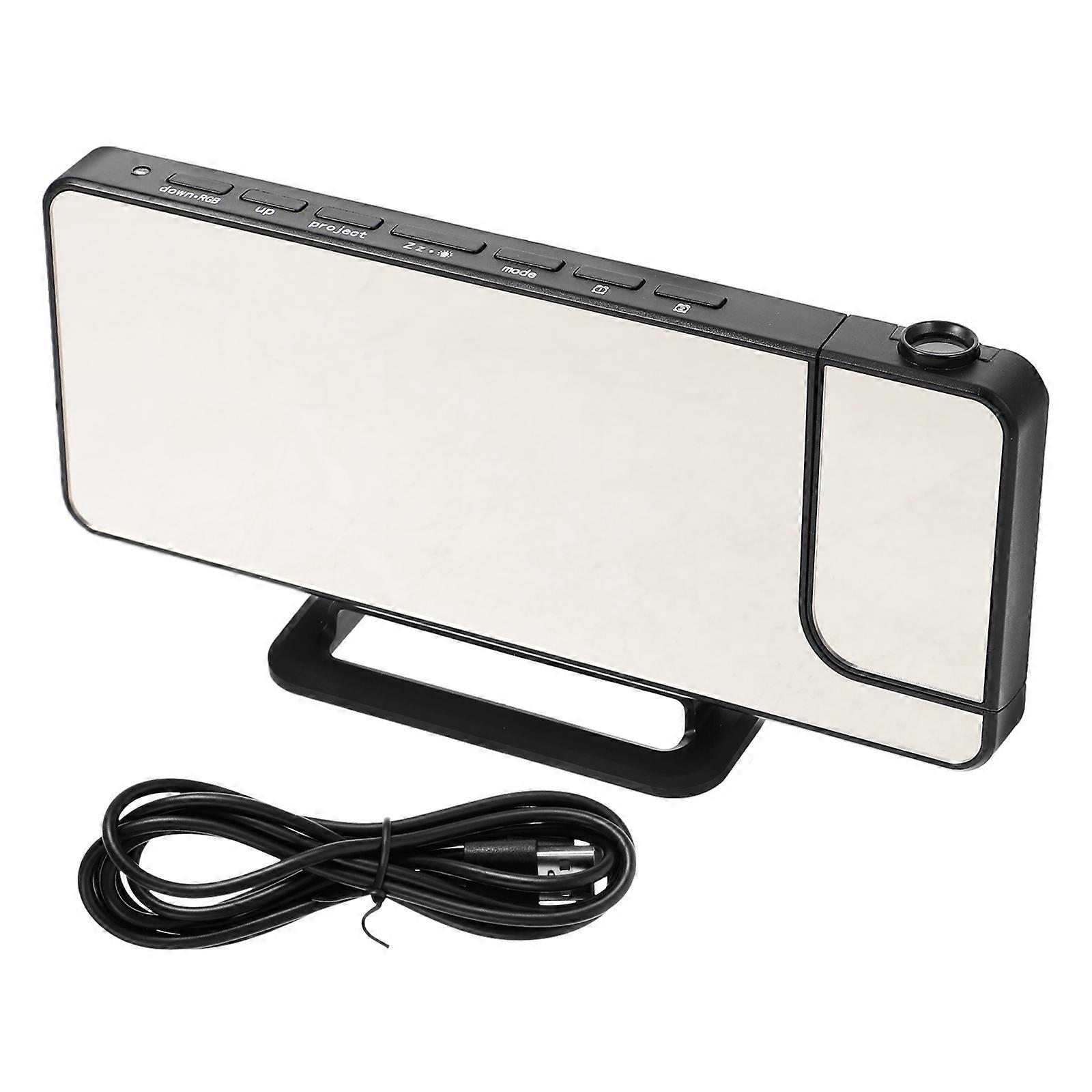 LED Projection Clock Projection Alarm Clock for Bedroom Digital Use