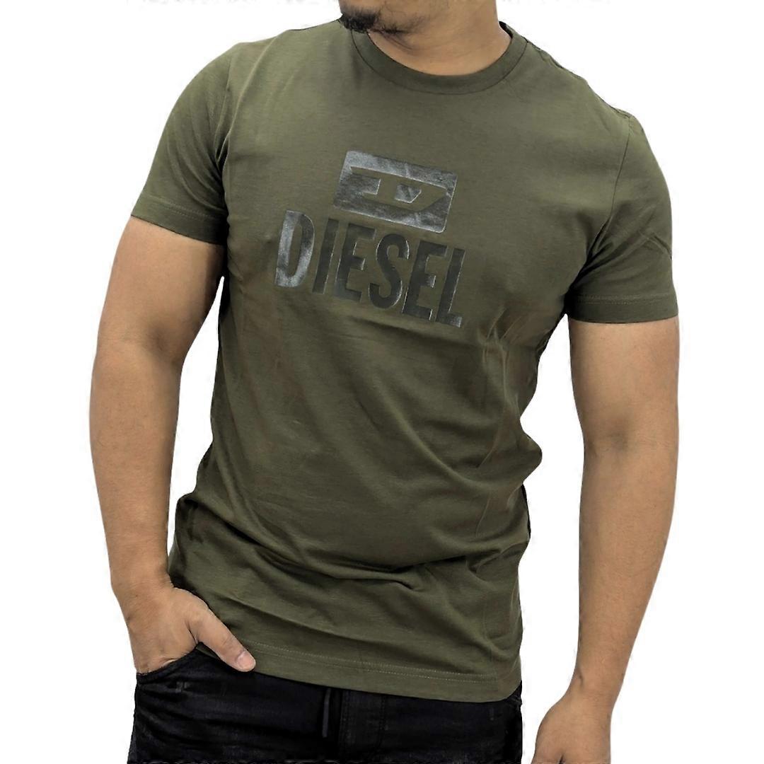 Diesel Monotone Logo Green T-Shirt