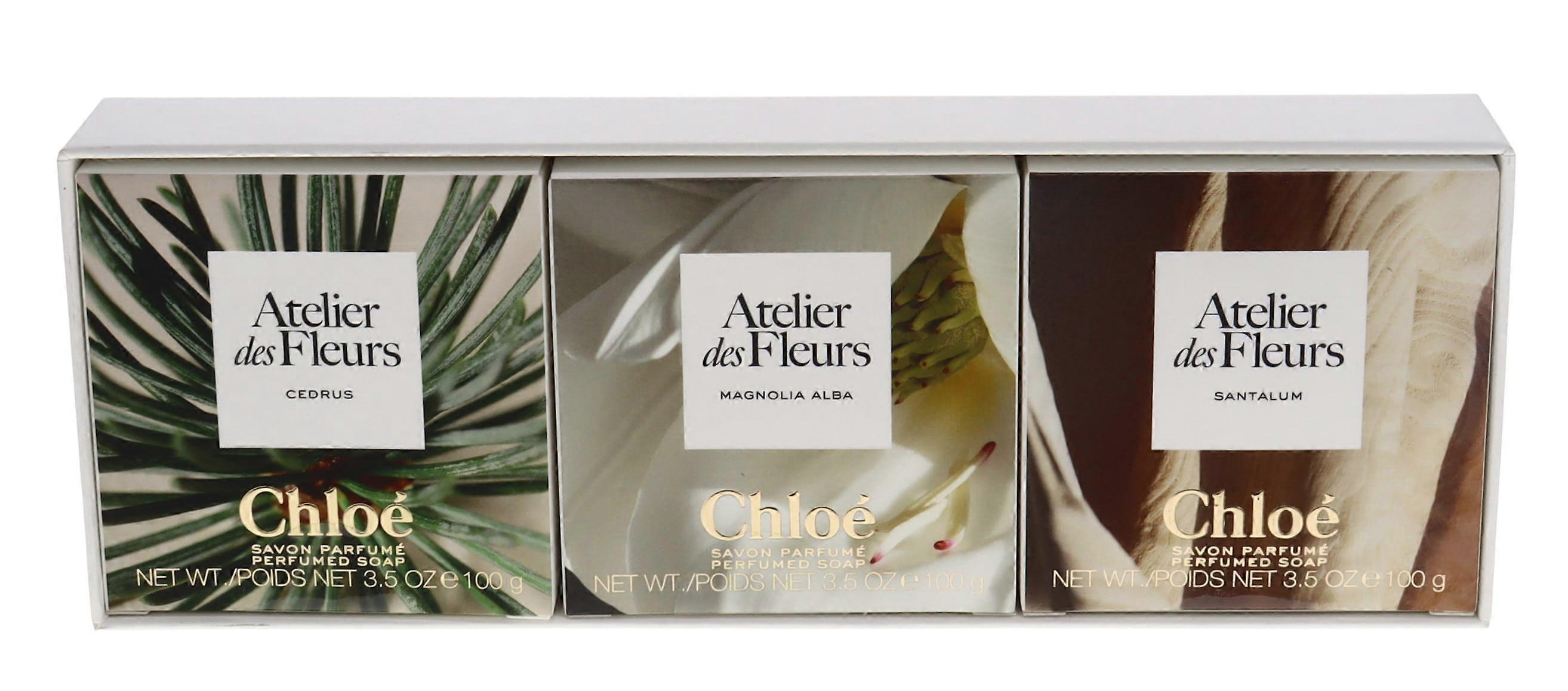 Chloé Atelier des Fleurs Bar Soap 3pc Set