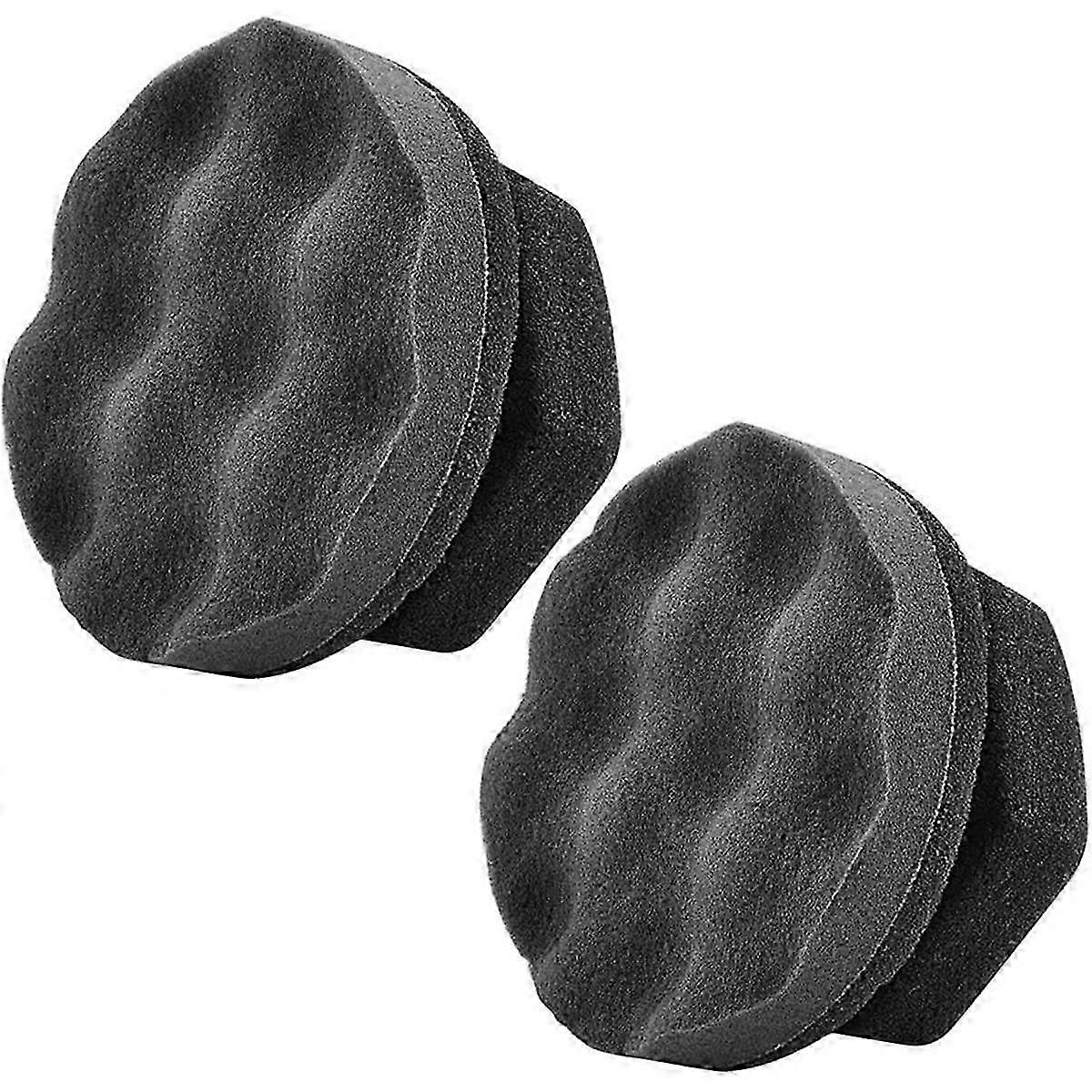 2 Pack Large Tire Dressing Applicator Pad, Reusable Hex-Grip Tire Detailing Tool