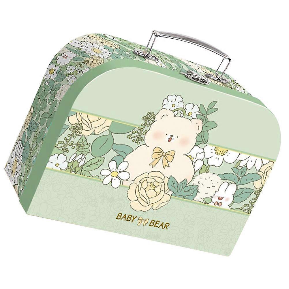 Light Decorative Suitcase Storage Box for Jewelry