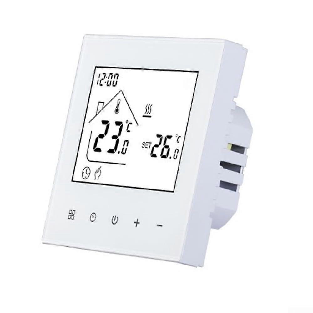 Electric Boiler Temperature Controller with Weekly Scheduling and Child Safety Lock for Water Heating