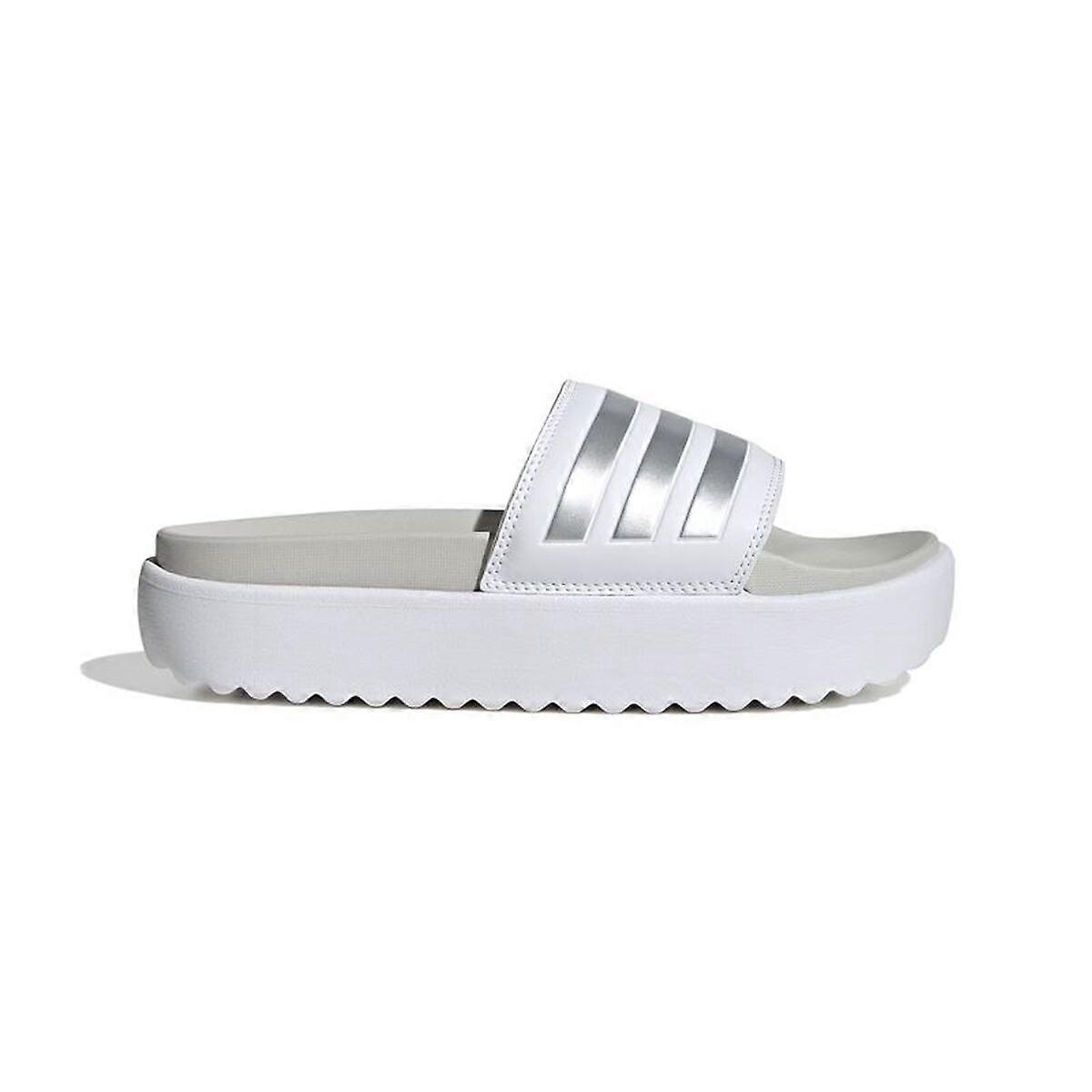 Women's Flip Flops Adidas Adilette Platform White