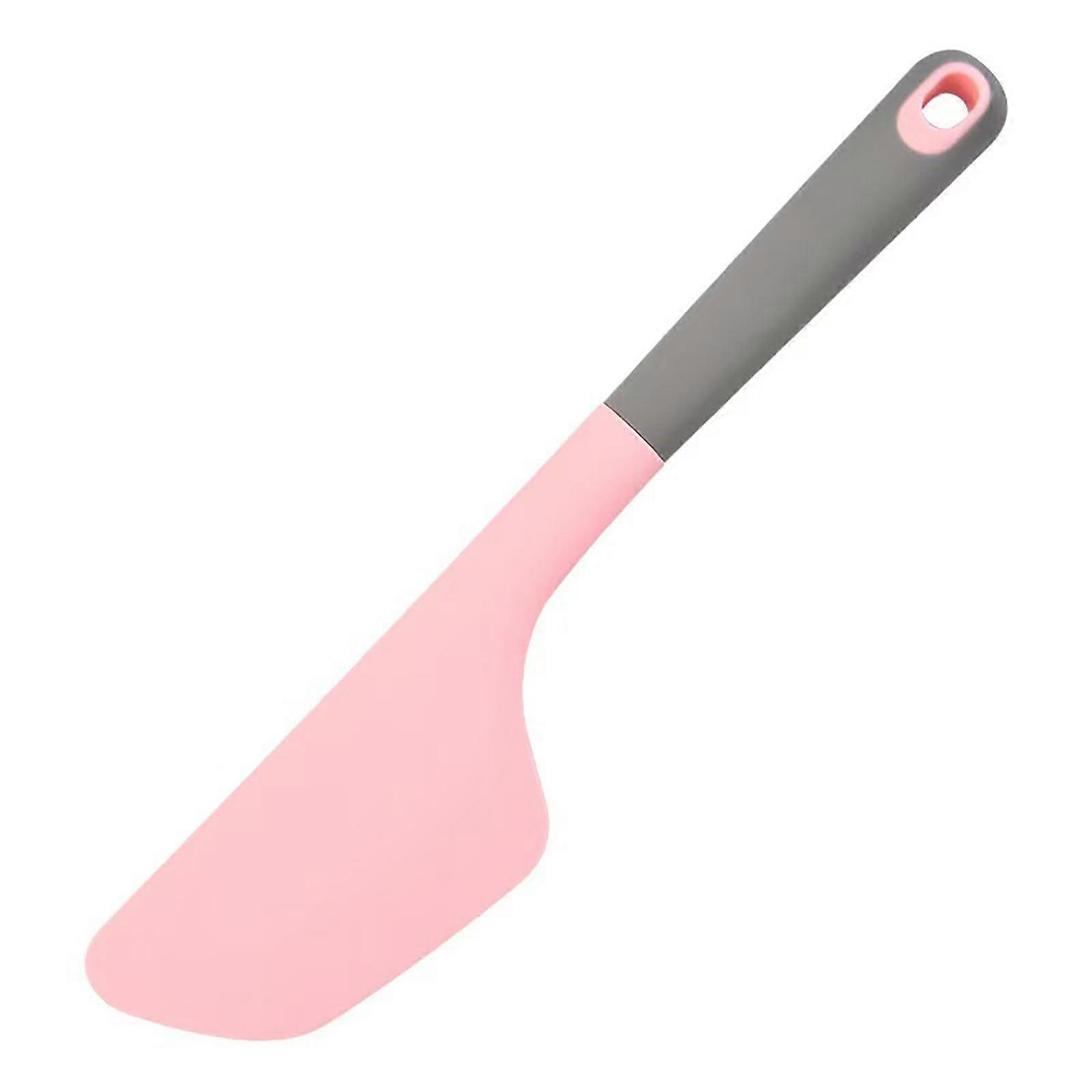 13.5 Inch Pink Silicone Baking Spatula HeatResistant for Cake and Bread Kitchen Use