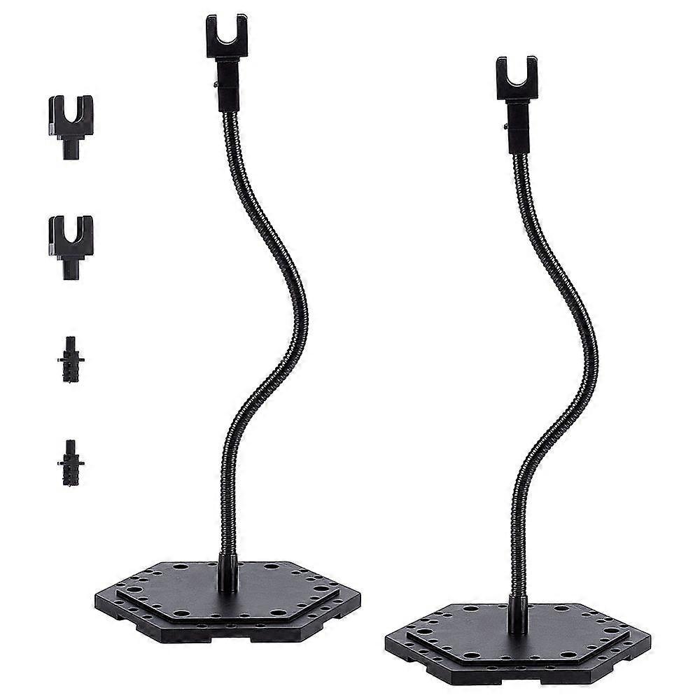 Plastic Display Stands sets with Iron Findings for Model Black 8.6x7.5x21cm
