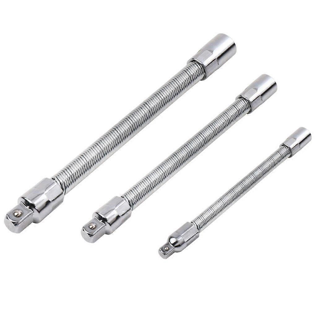 3x Bendable Screwdriver Extension Rod 1/4 3/ Socket Wrenches Drive Tools Electric Wrench S