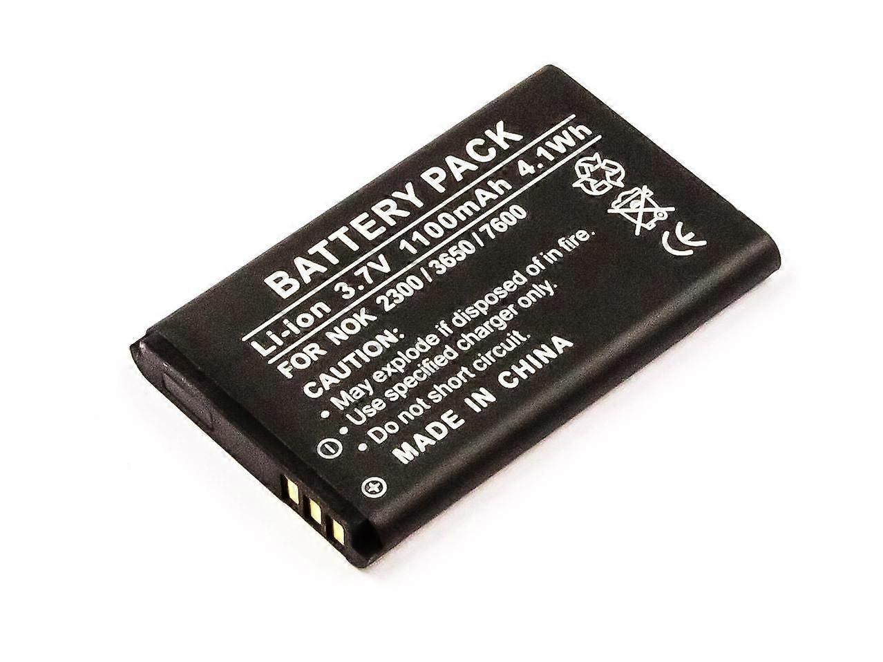 3.7V 1100mah Black, Nokia 4wh