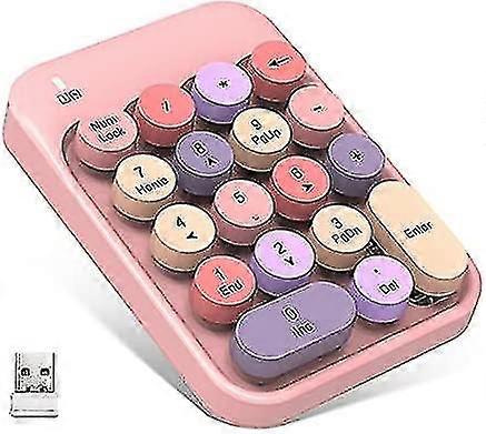 Retro draadloze numerieke toetsen