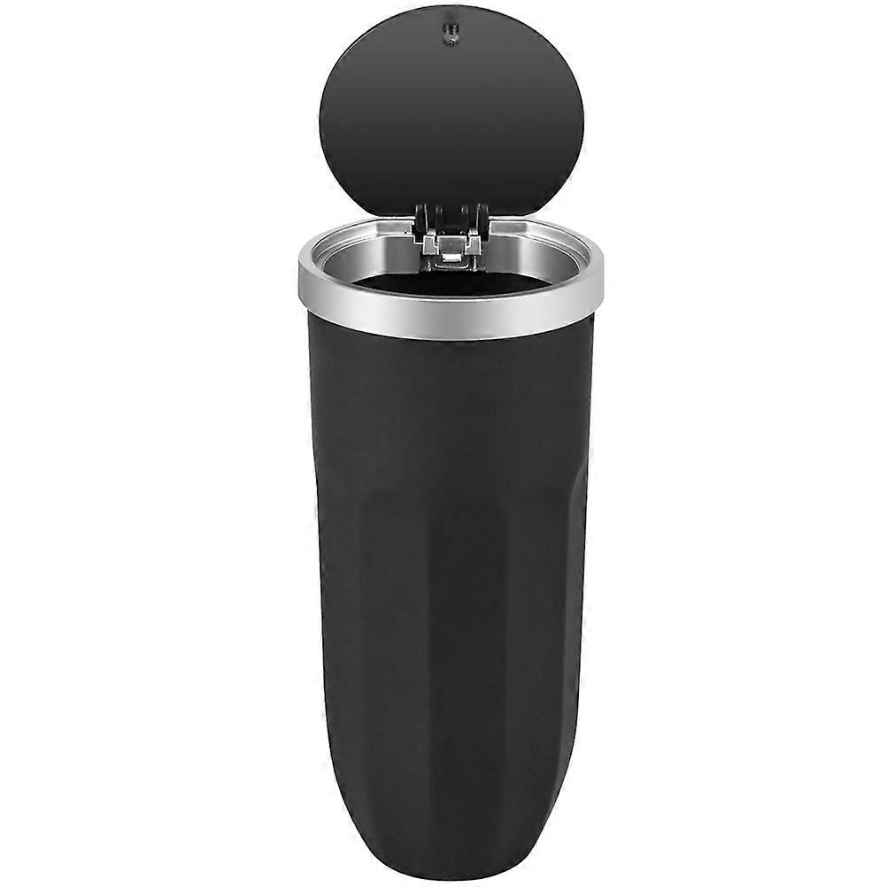 Car Trash Bin Can Plastic Car Cup Holder Trash Can for Storage Compact Design