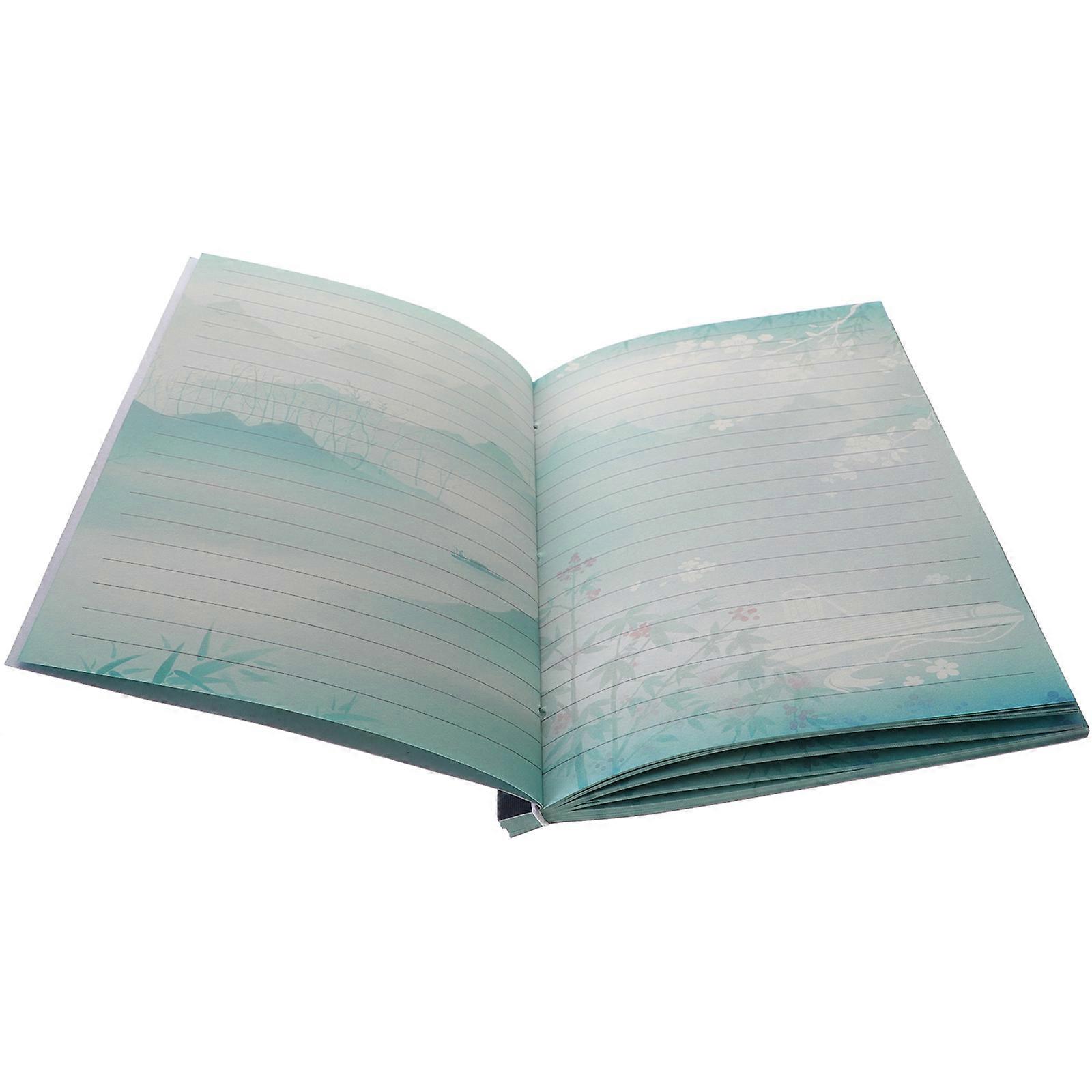 Line Bound Notebook for Note Taking Daily Notebook with Tassel
