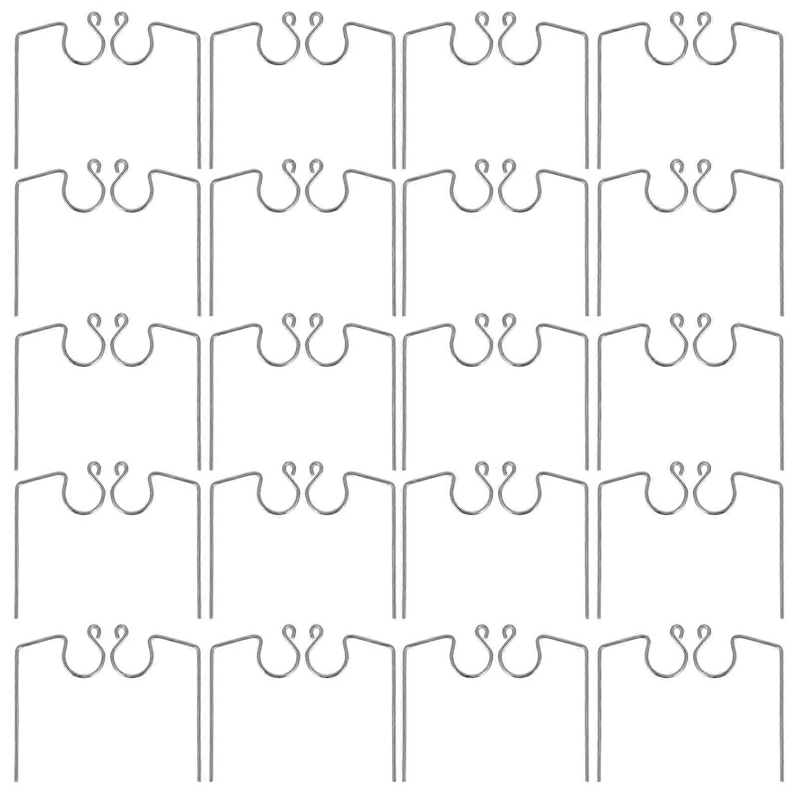 Multi-Functional Xmas Hanging Hook Metal String Light Hooks 50Pcs Pack