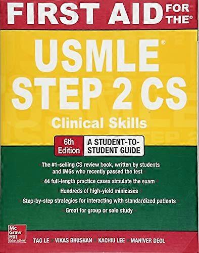 First Aid for the USMLE Step 2 CS, Sixth Edition
