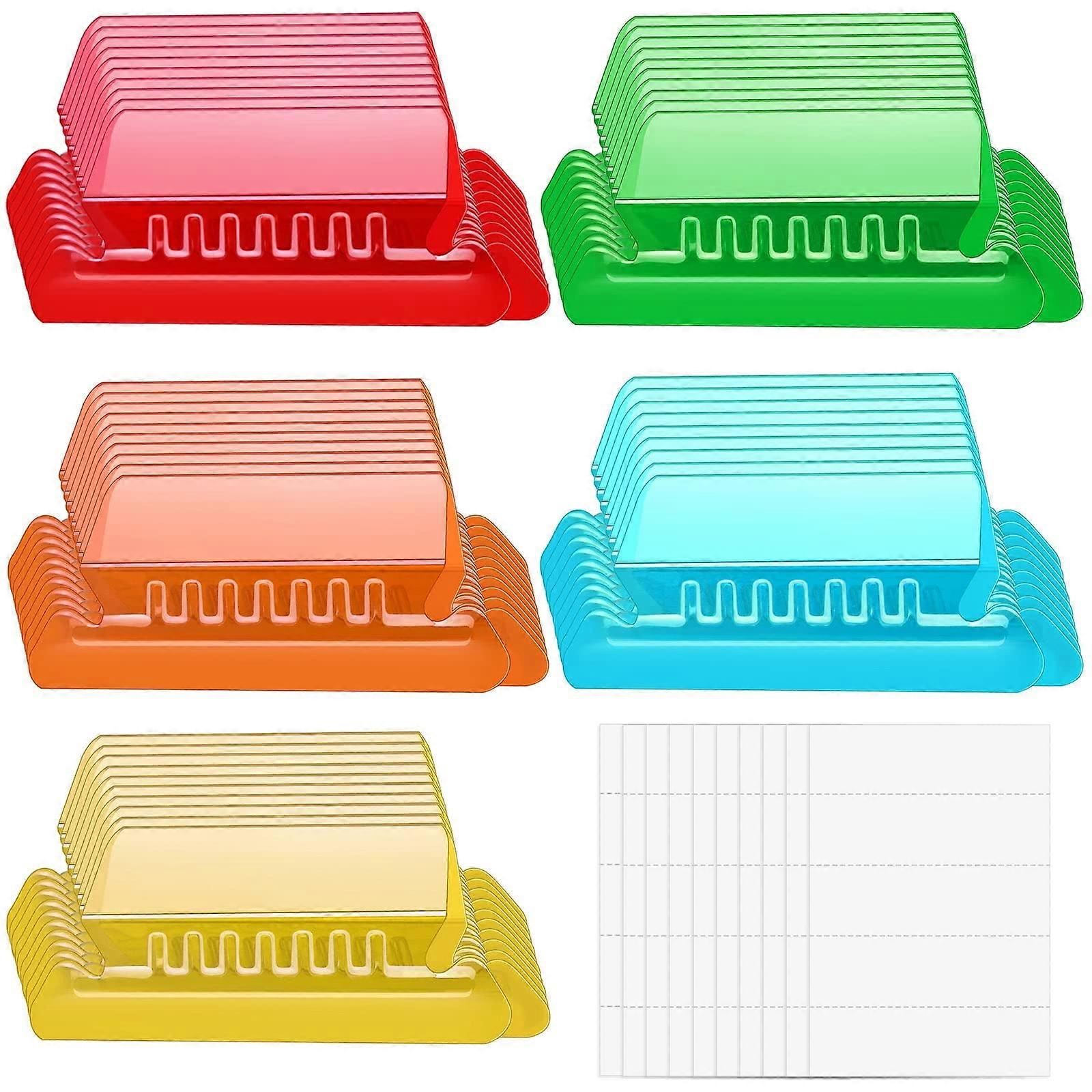 File Folder Tabs, 50 Sets Hanging File Folder Labels Tabs and Inserts for Hanging Folders