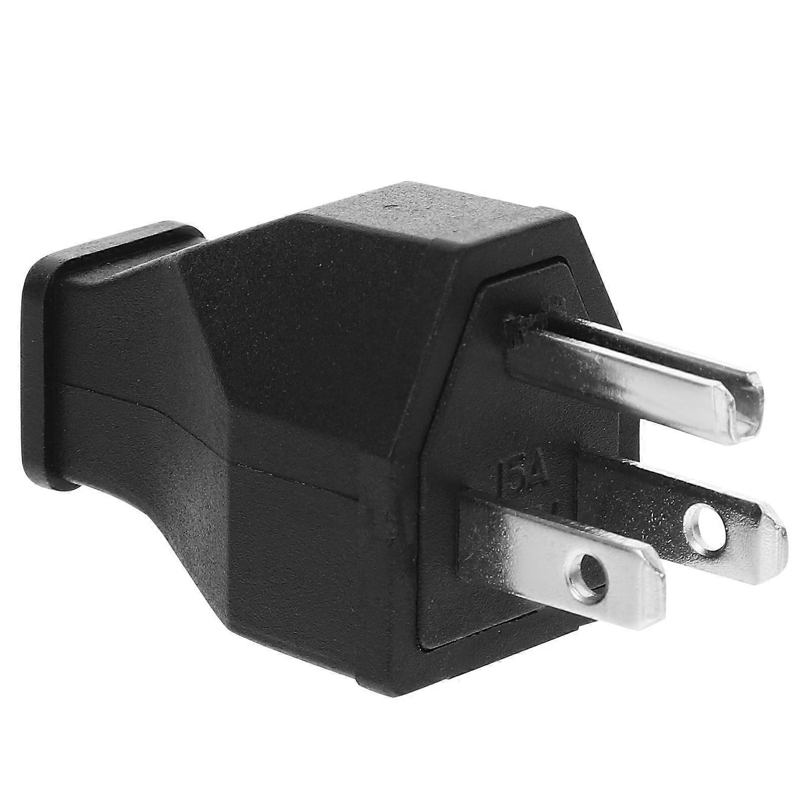 Electric Plug Male Plug End Replacement 15A/125V Rotatable Plug (US Plug)