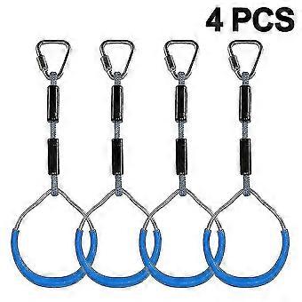 Outdoor Backyard Play Sets - Colorful Swing Gymnastic Rings - 4 Pack Playground Equipment,x