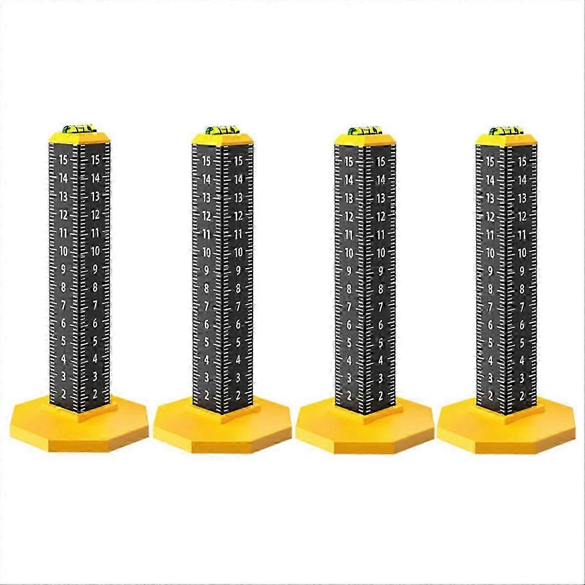 Stick Wall Lay Floor Tiles Tool Ceiling Leveling Ruler 4 pcs