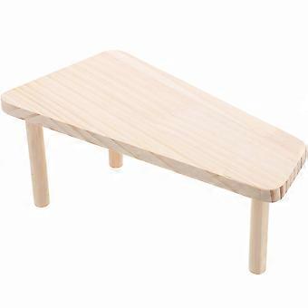 Rattenspielzeug aus Holz, Hamsterplattform für Haustiere, 2-teiliges Spielzubehör