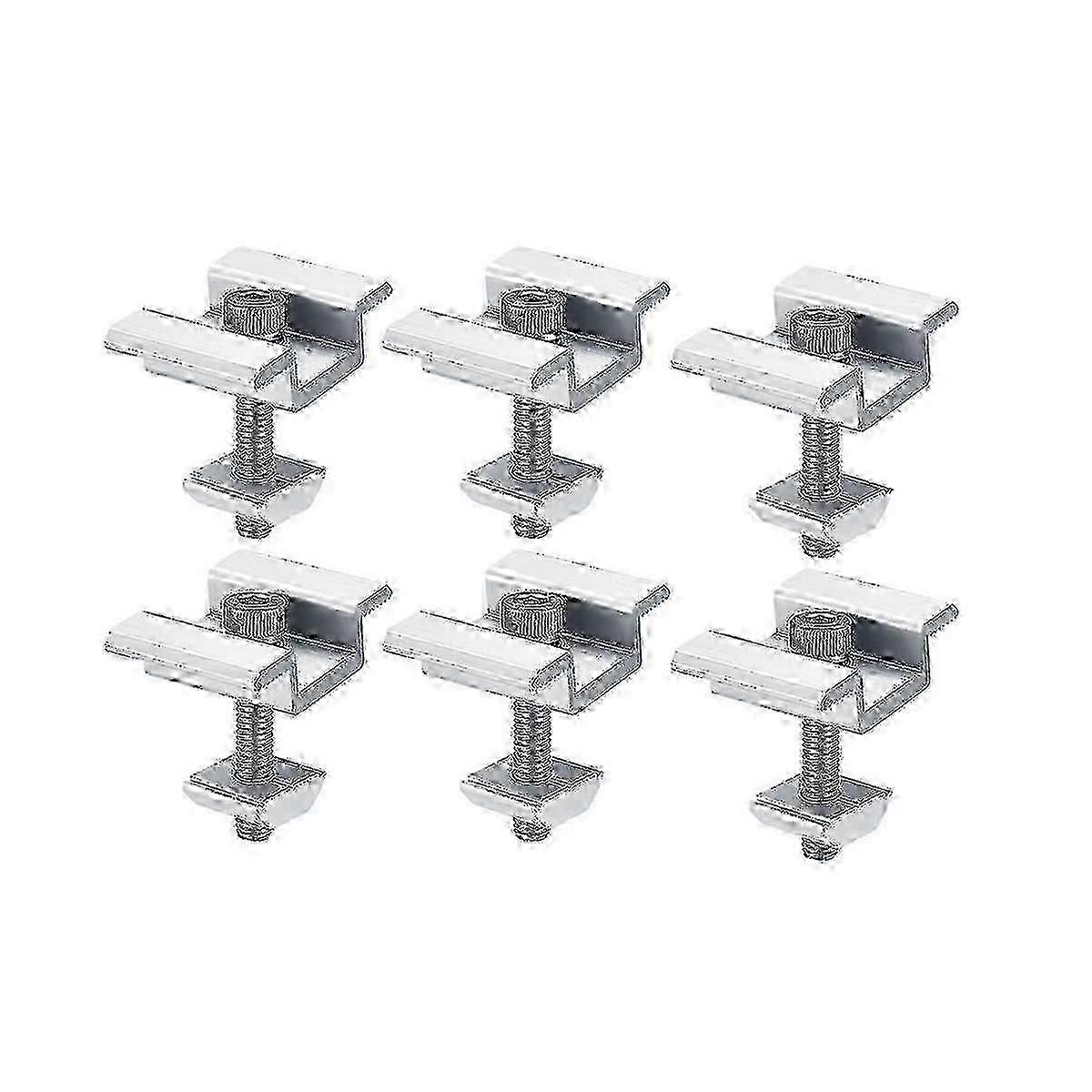 8Pack Solar Panel Mounting Brackets, Solar Panel End , Centre , for PV Solar Panel Solar Module 30m