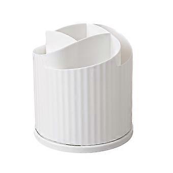Rotating Makeup Brush Holder – 5 Slots – for Vanity Desk