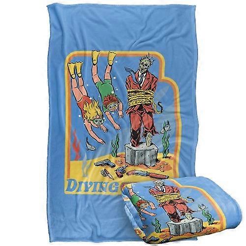 Steven Rhodes Diving For Treasure Soft Touch Blanket