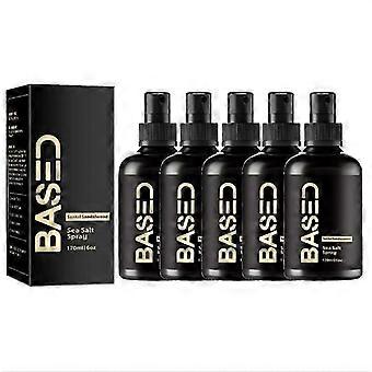 1-5x Meersalzspray für voluminöses Haar, 170 ml Texturierungs- und Stärkungsspray mit Vitamin B5 und Meeresalgen
