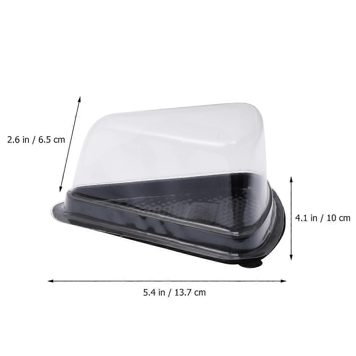 Moon Cake Tray Boxes Triangle Cake Boxes for Storage 50Pcs