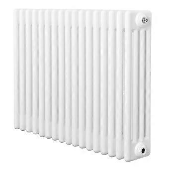 Traditional 4 Column Radiator 600mm x 785mm Modern Central Heating Heater Gloss White Carbon Steel