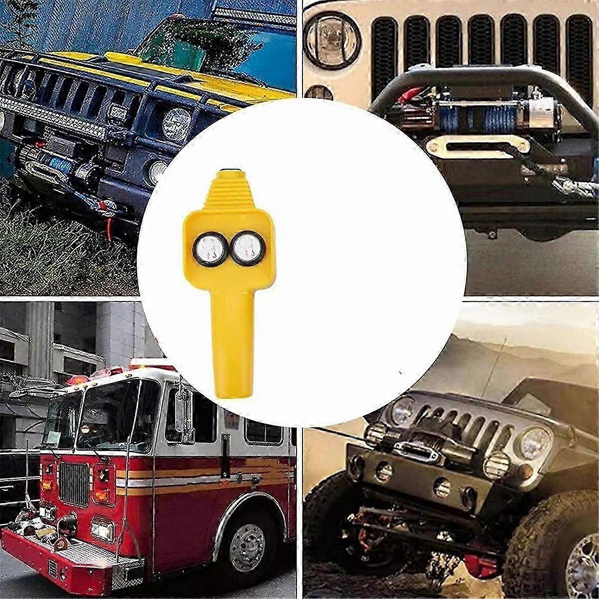 Wired Winch Control Handle with Push Button for 12V 24V Electric Winch Remote Controller