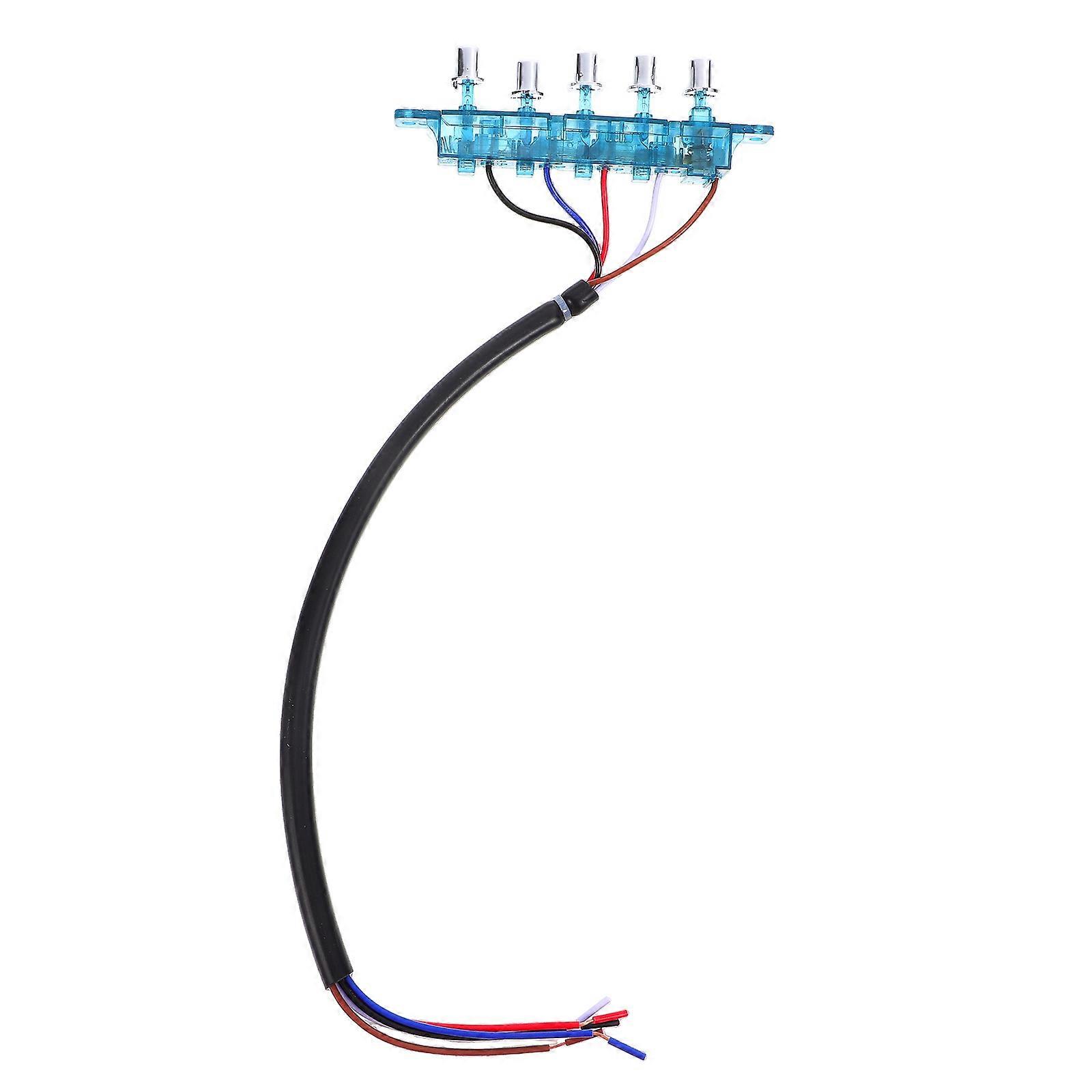 Range Hood Switch Board for Range Control with 3Pcs 5-Button Panel Replacement