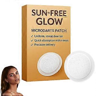 Sun-Free Glow Micro-Needle Tanning Patch,Precision Self-Tan Microdarts with DHA&Erythrulose,Delivers Streak-Free Uniform Tan,Quick Absorption,Me_ynad